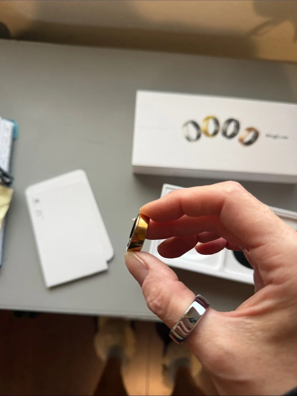 RingConn Smart Health & Activity Ring — Silver, Gold, Black, Rose Gold. Free app